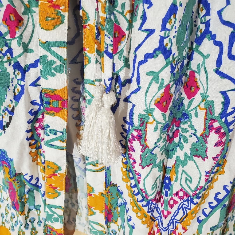 Christian Siriano Colorful Midi Skirt - Picture 3 of 9